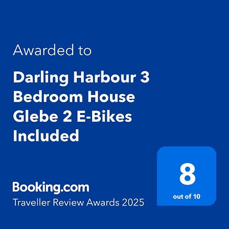 Darling Harbour 3 Bedroom House Glebe 2 E-Bikes Included Sidney Exterior foto